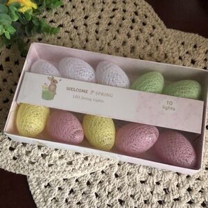 Pastel Egg LED String Lights Easter decor